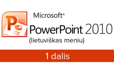 microsoft powerpoint 2010 (meniu lietuviu k.) 1 dalis. programos aplinka. prezentacijos kurimas.